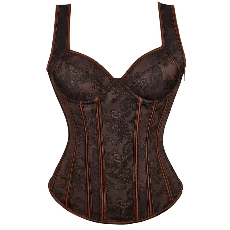 Women Floral Print Corset Top  - Shapewear Bodysuit Firm review and price