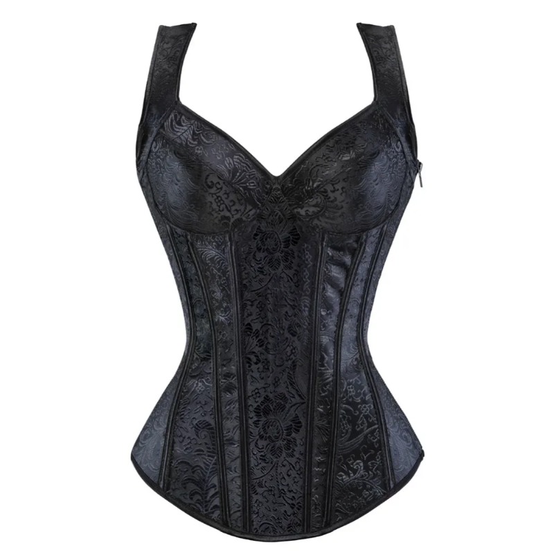 Women Floral Print Corset Top  - Shapewear Bodysuit Firm review and price