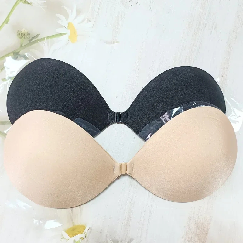 1/2PCS Palm Push Up Invisible  - Silicone Bra Adhesive review and price