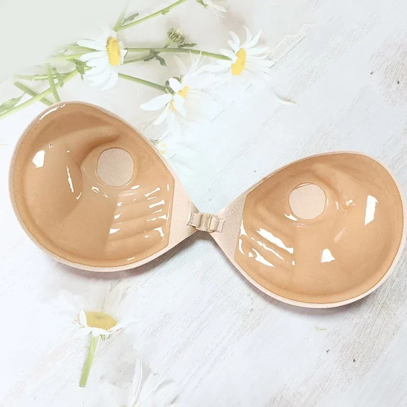 1/2PCS Palm Push Up Invisible  - Silicone Bra Adhesive review and price